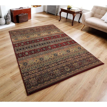 Kendra Traditional 135 R Red/Brown/Rust Rug-Melrose-Rug Love - The Most Loved Rug Store